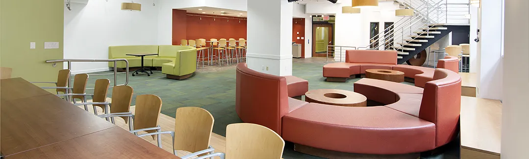Carman building lounge