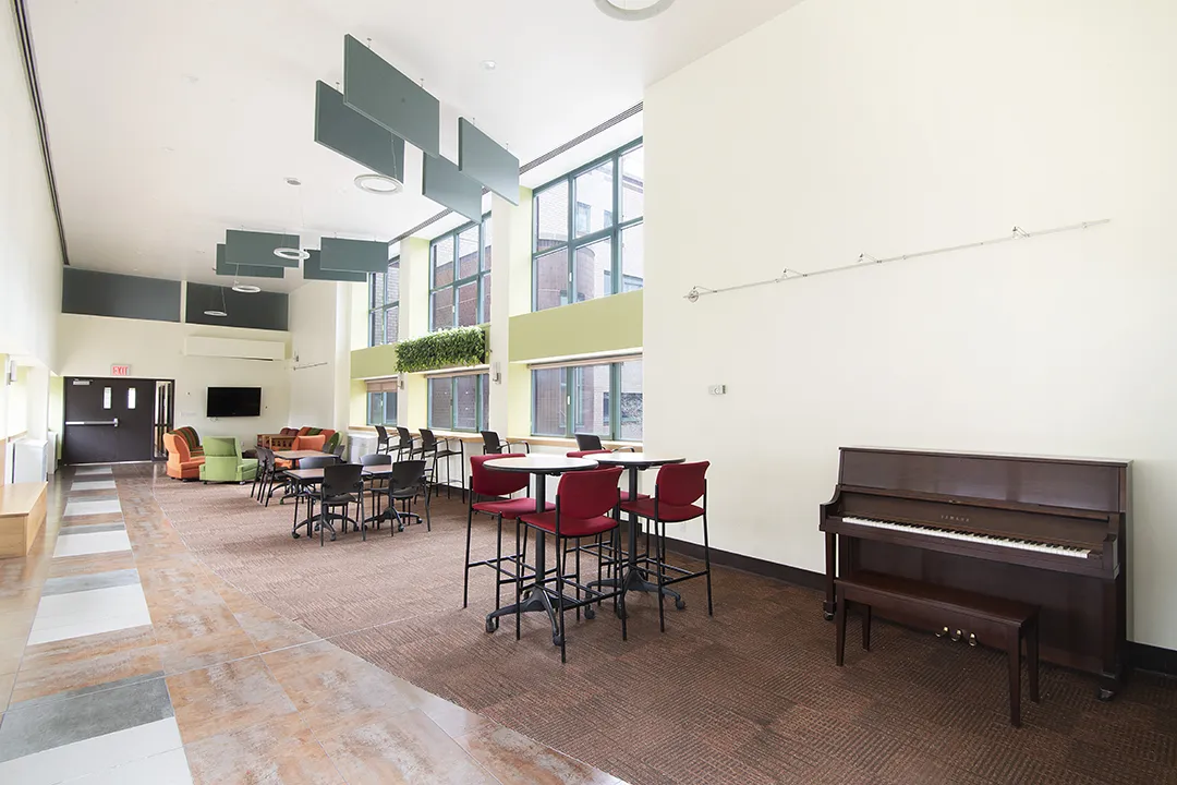 East Campus building lounge