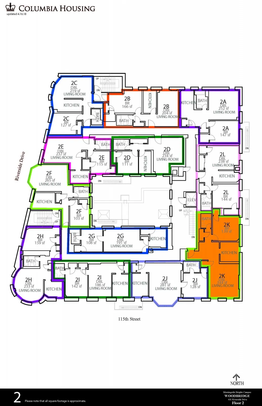 Floor Plan - Woodbridge Hall First Floor